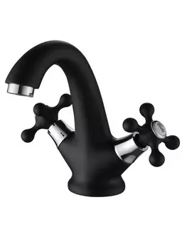 Смеситель Ammore A1081-A для раковины хром/черный