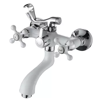 Смеситель Ammore A3081-C для ванны с душем белый