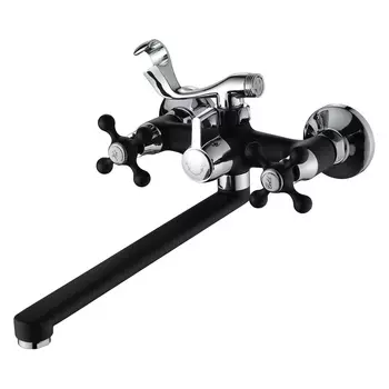 Смеситель Ammore A4681-A для ванны с душем черный