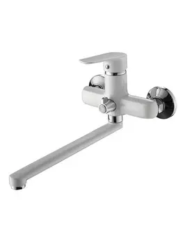 Смеситель Ammore A4703-C для ванны с душем белый