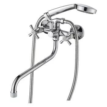 Смеситель Ammore A4782-3 для ванны с душем белый/хром