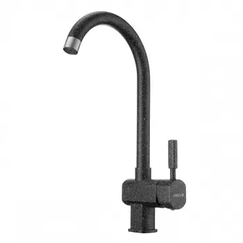 Смеситель Aquaton Лиам 1AX003FCXX210 для кухонной мойки, графит