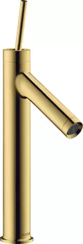 Смеситель Axor Starck 10123990 для раковины, полированное золото