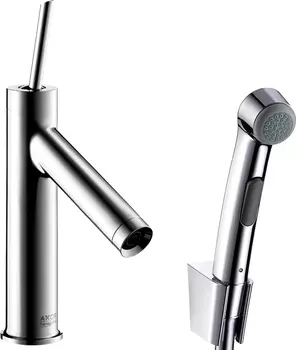 Смеситель Axor Starck 10300000 для раковины, с гигиеническим душем
