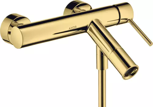 Смеситель Axor Starck 10411990 для ванны с душем, полированное золото