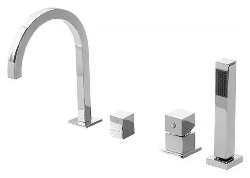 Смеситель Bandini Ice Cube 766.240/02 Cr на борт ванны
