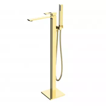 Смеситель BelBagno Luce LUC-FMT-ORO для ванны напольный, золото