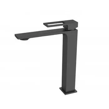 Смеситель BelBagno Luce LUC-LMC-NERO-W0 для накладной раковины черный