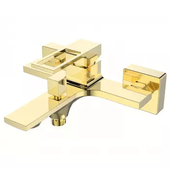 Смеситель BelBagno Luce LUC-VAS-ORO для ванны и душа золото