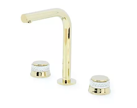 Смеситель Boheme Aura 152-G-A для раковины, золото