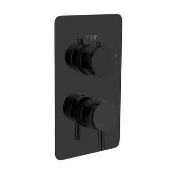 Смеситель Boheme Cell 135-2-SGM встраиваемый, на 2 потребителя, антрацит глянец