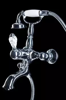 Смеситель Boheme Crystal 263-CRST для ванны с душем