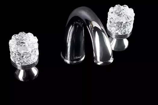 Смеситель Boheme Crystal 277-CRST для раковины 3 отверстия