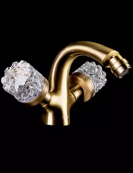 Смеситель Boheme Crystal 316-CRST для биде, бронза