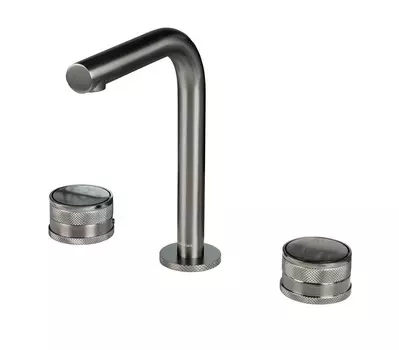 Смеситель Boheme Prestige 152-GM-PR для раковины, графит матовый