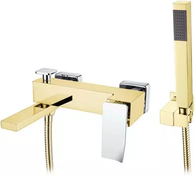 Смеситель Boheme Q 143-GCR.2 для ванны с душем