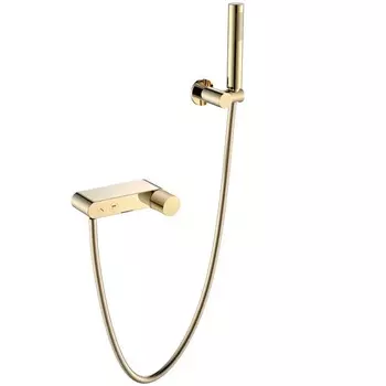 Смеситель Boheme Stick 123-GG для ванны с душем, gold diamond gold