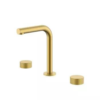 Смеситель Boheme Stick Linea 152-MG.3 для раковины, золото матовое