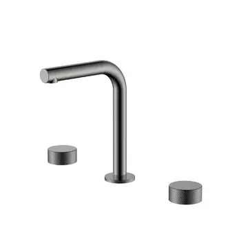 Смеситель Boheme Stick Spirale 152-GM.4 для раковины, графит матовый