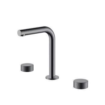 Смеситель Boheme Stick Spirale 152-SGM.4 для раковины, графит глянец