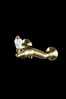 Смеситель Boheme Vogue Crystal 204-CRST для душа, бронза
