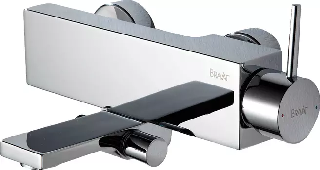 Смеситель Bravat Arc F66061C-01A-ENG для ванны с душем, хром