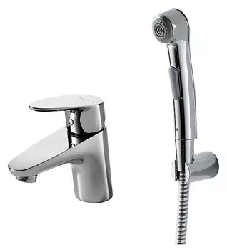 Смеситель Bravat Drop F14898C-2 для раковины, с гигиеническим душем