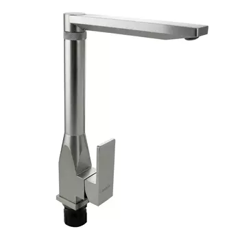 Смеситель Brimix 82208 для кухонной мойки, нержавеющая сталь