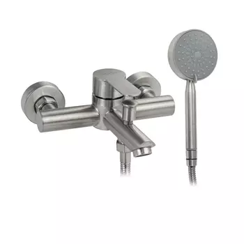 Смеситель Brimix 9394 для ванны с душем, хром матовый