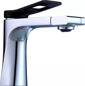 Смеситель Bronze de Luxe Element EL02XCB для раковины, хром / черный