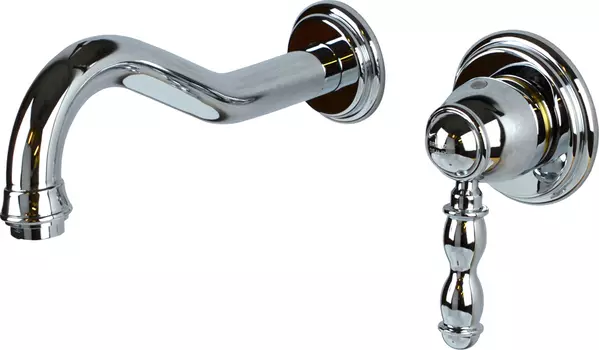 Смеситель Bronze de Luxe Tiffany 1920CR С ВНУТРЕННЕЙ ЧАСТЬЮ, для раковины, хром