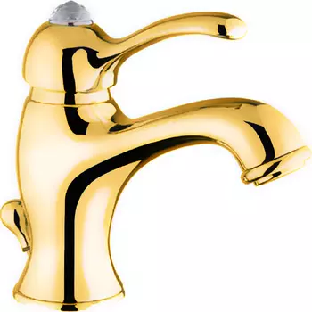 Смеситель Bugnatese Lem Swarovski 1913DO для раковины, золото