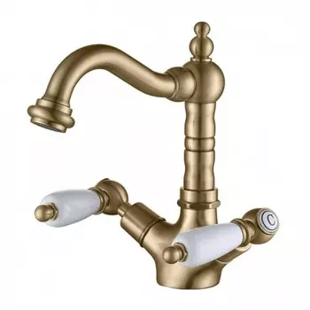 Смеситель Caprigo Adria Classic 03-526 vot для раковины, бронза