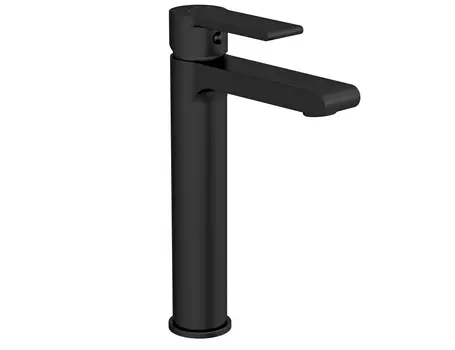 Смеситель Cersanit Brasko Black 63111 для раковины, с клик-клак