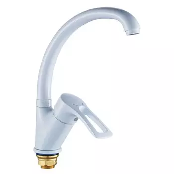 Смеситель Cron CN77318-WC для кухни белый