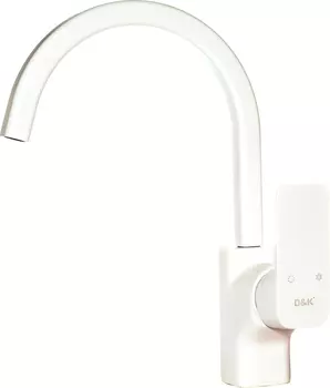 Смеситель D&amp;K Berlin Steinbeis DA1432426 для кухонной мойки, белый