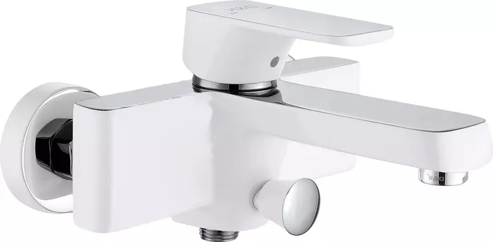 Смеситель D&K Berlin Steinbeis DA1433216 для ванны с душем, белый