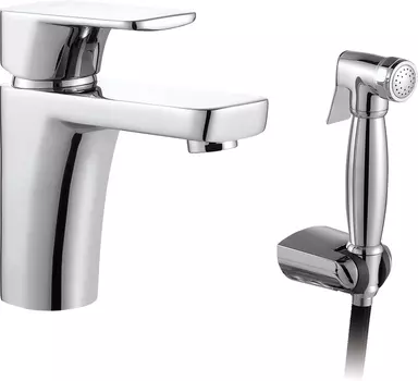 Смеситель D&K Freie DA1432601 для раковины, с гигиеническим душем