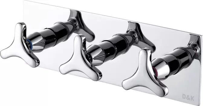 Смеситель D&K Hessen Goethe DA1384841 С ВНУТРЕННЕЙ ЧАСТЬЮ, для ванны с душем