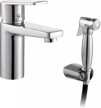 Смеситель D&amp;K Lessing Rhein DA1322601 для раковины, с гигиеническим душем