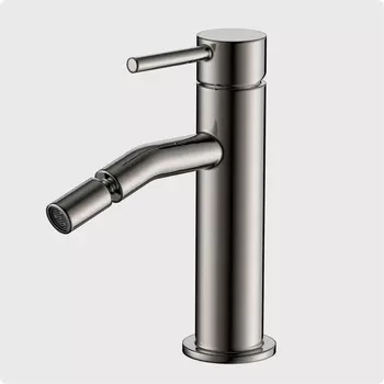 Смеситель для биде AQUAme Siena AQM6216GM оружейная сталь