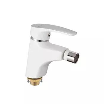 Смеситель для биде Shevanik S5007F белый/хром