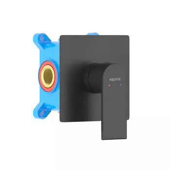 Смеситель для душа Aquatek Лира AQ1466MB черный матовый