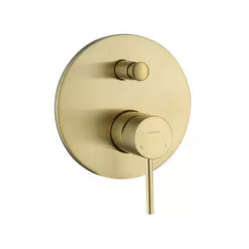 Смеситель для душа Caprigo Don 53-051-BRG встроенный, золото матовое
