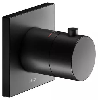 Смеситель для душа Keuco IXMO 59553370002 с термостатом черный матовый