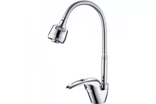 Смеситель для кухни Frap H02 F4302-B с гибгим изливом