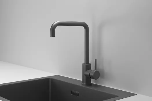 Смеситель для кухни Granula Kitchen Space 7110 графит матовый