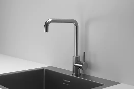 Смеситель для кухни Granula Kitchen Space 7110 сталь сатин