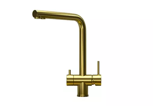 Смеситель для кухни Granula Kitchen Space 7011 золото сатин