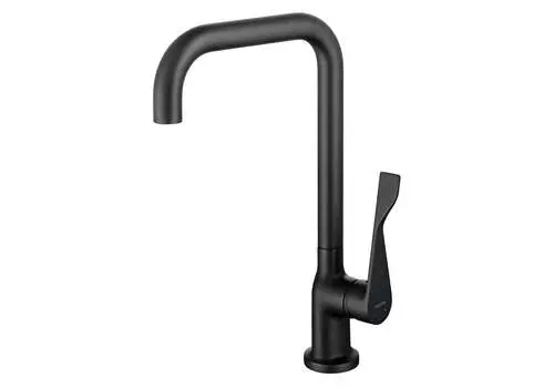 Смеситель для кухонной мойки Aquatek Вега AQ1083MB черный матовый